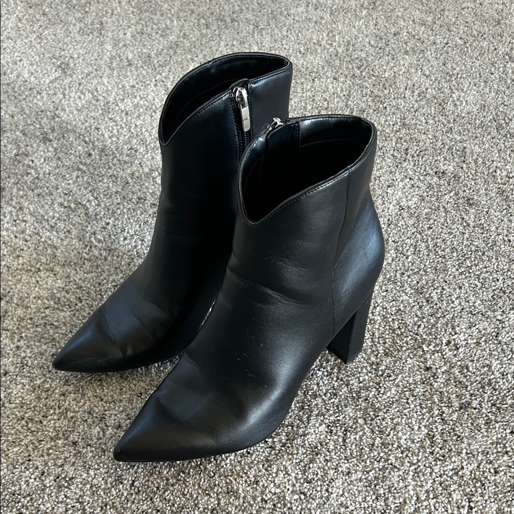 Marc Fisher Black Heeled Boots